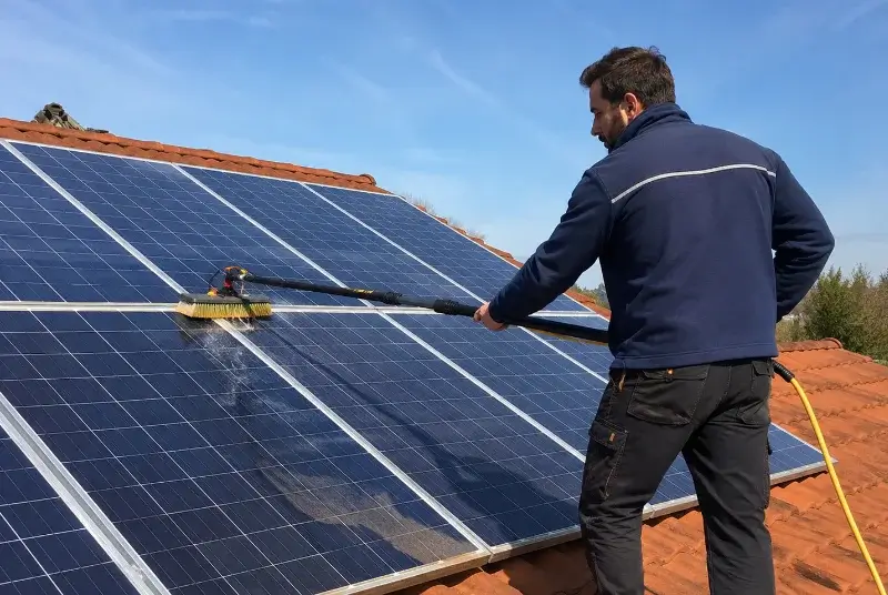 Nettoyage et entretien de panneaux solaires à Guitalens-L'Albarède
